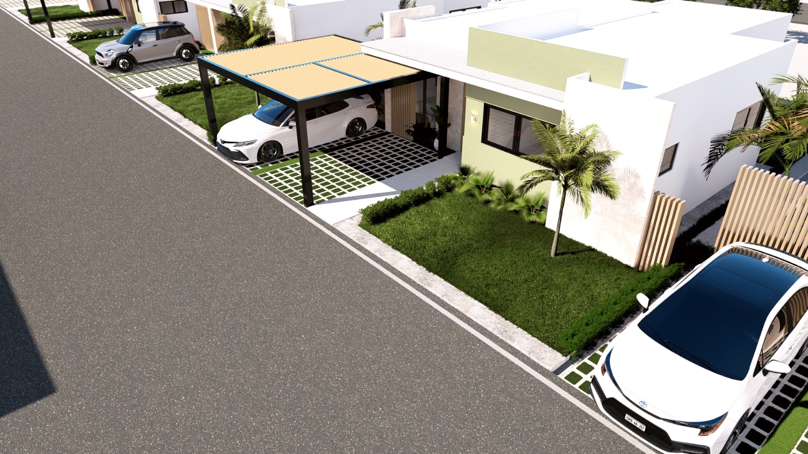 Villa Ámbar (3 Habs / 2 Baños / 2 Parqueos) - Render